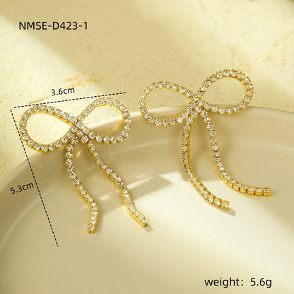 Fashion Bowknot Earrings
