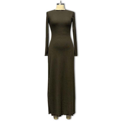 Turtleneck Waist-controlled Slim Fit Slimming Dress