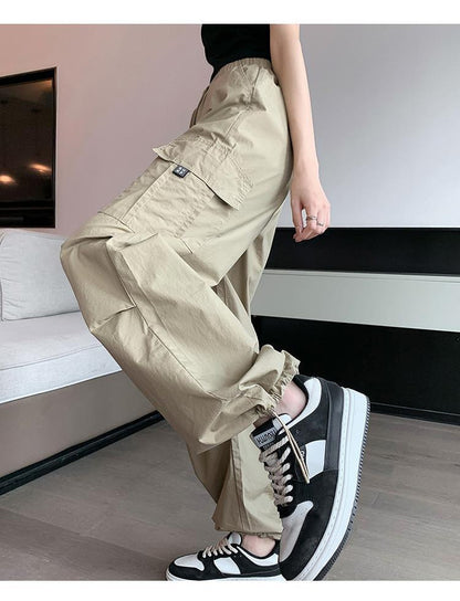 High Waist Slimming Draping Trousers For Women