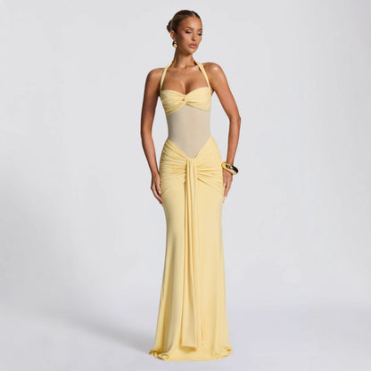 Ribbon Slim-fit Sheath Dress
