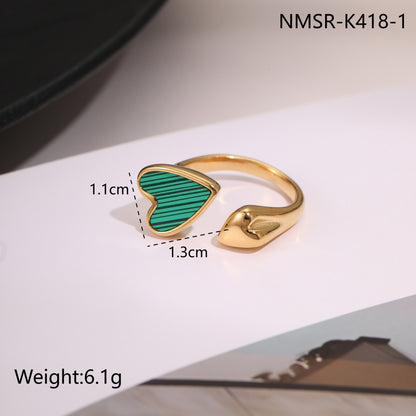 Stainless Steel Open Titanium Steel Ring