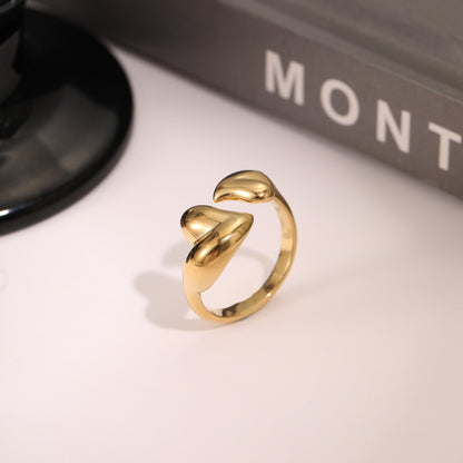 Stainless Steel Open Titanium Steel Ring