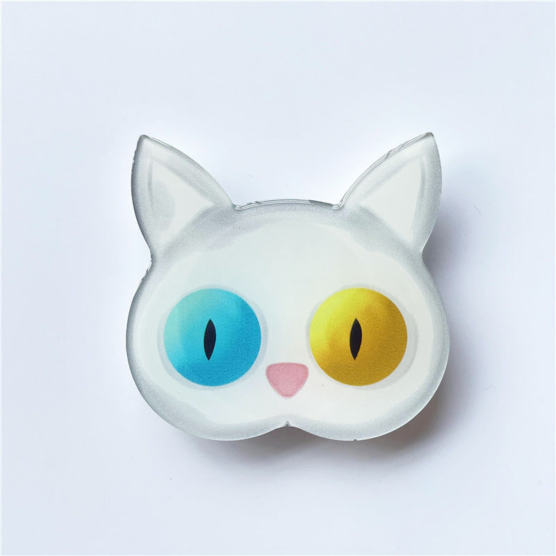 Cartoon Acrylic Glue Mobile Phone Airbag Bracket Lazy Desktop Folding Bracket
