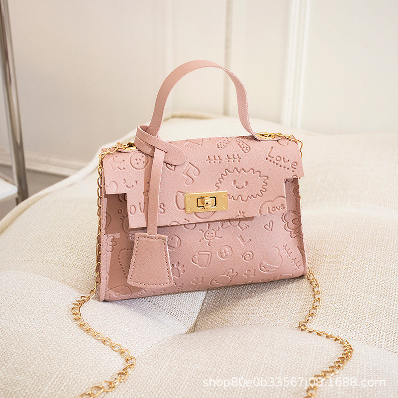 Korean Women&#039;s Shoulder Bag 2021ladies Bags A Generation Of Messenger Small Square Bag Fashion Kelly Bag