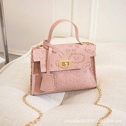 Korean Women&#039;s Shoulder Bag 2021ladies Bags A Generation Of Messenger Small Square Bag Fashion Kelly Bag