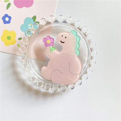 Cartoon Acrylic Glue Mobile Phone Airbag Bracket Lazy Desktop Folding Bracket