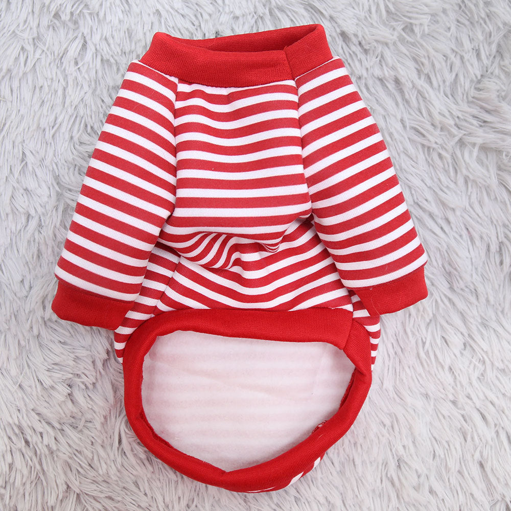 Internet Celebrity Pocket Bear Dog Cat Guard Clothes Autumn And Winter Plus Fleece Small Dog Warm Pet Supplies