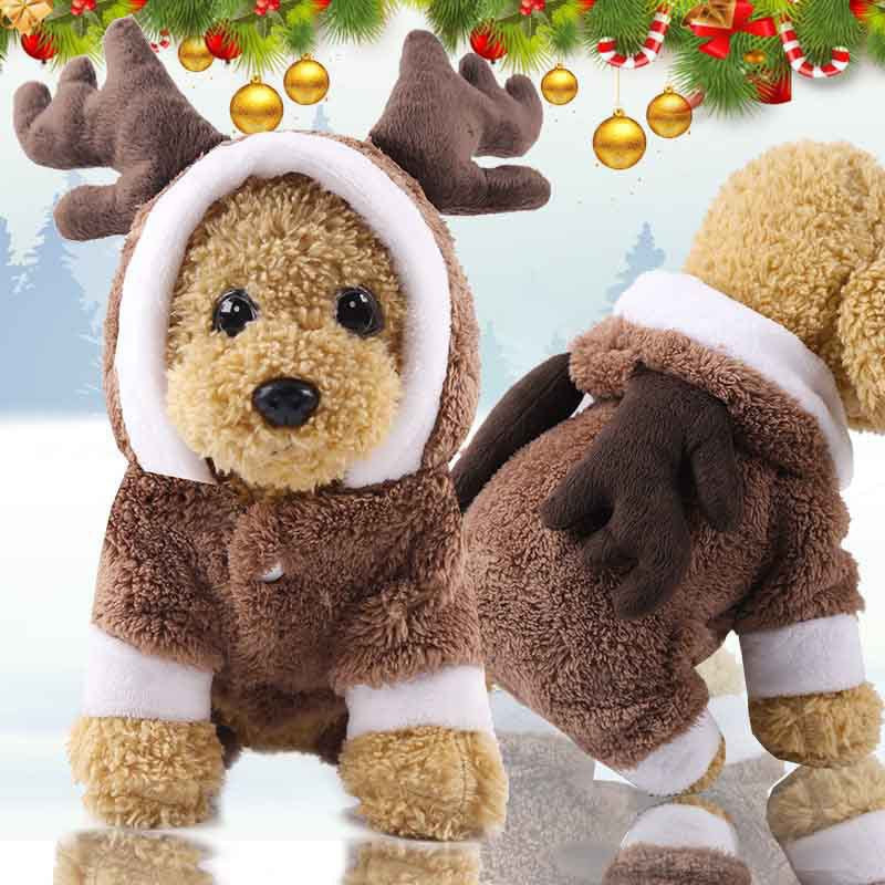 Christmas Pet Clothes Small, Medium And Large Dogs, Cats And Dogs, Winter Cotton Clothes