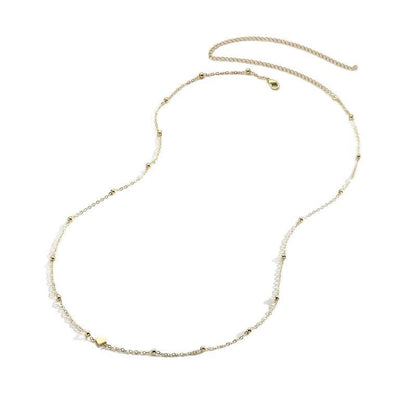 Jewelry Fashion Round Bead Chain Double-layer Ladies Waist Chain Personalized Simple Metal Chain Body Chain