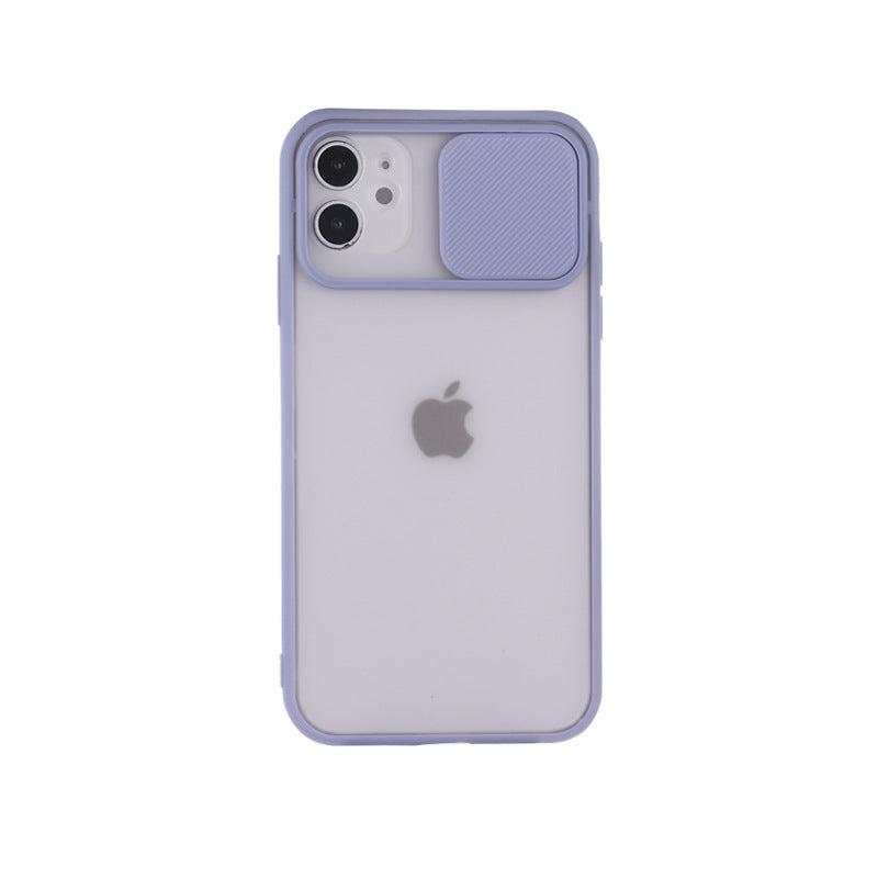 Suitable For Lens Hole Protection IPhone11MAX Two-in-one Anti-fall Sliding Window Mobile Phone Case Apple 12/XS/7P
