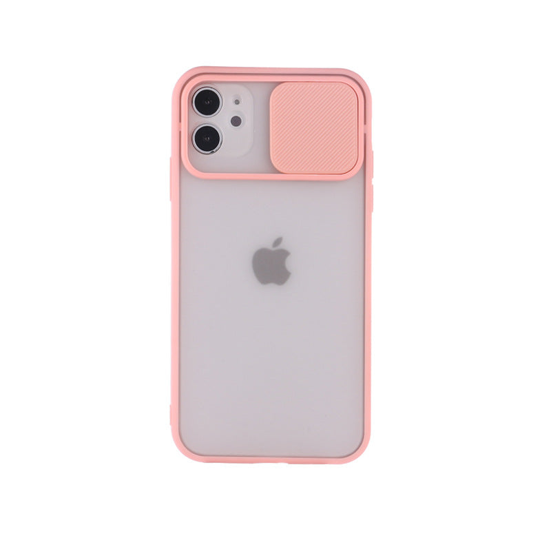 Suitable For Lens Hole Protection IPhone11MAX Two-in-one Anti-fall Sliding Window Mobile Phone Case Apple 12/XS/7P