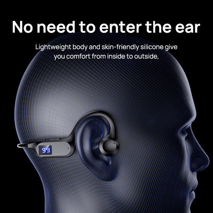 X7 Bone Conduction New Concept Air Conduction Bluetooth Headset Wireless Sports Running In-ear