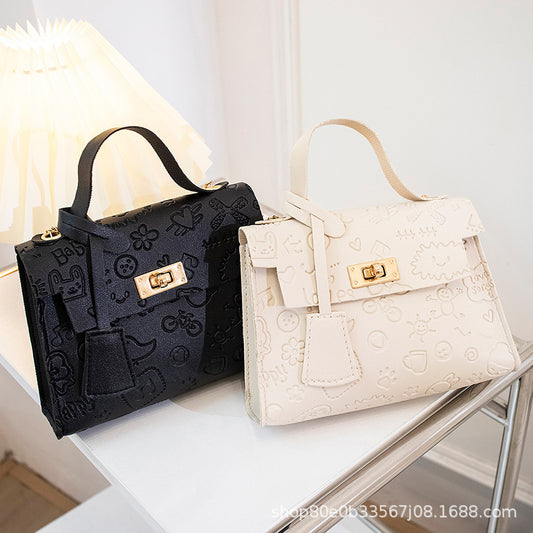 Korean Women&#039;s Shoulder Bag 2021ladies Bags A Generation Of Messenger Small Square Bag Fashion Kelly Bag