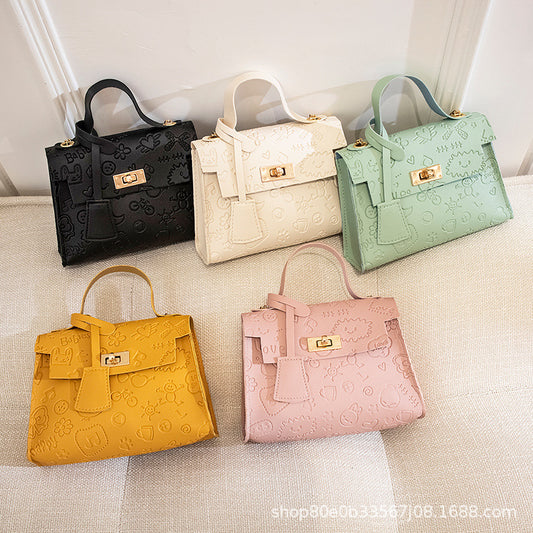 Korean Women&#039;s Shoulder Bag 2021ladies Bags A Generation Of Messenger Small Square Bag Fashion Kelly Bag