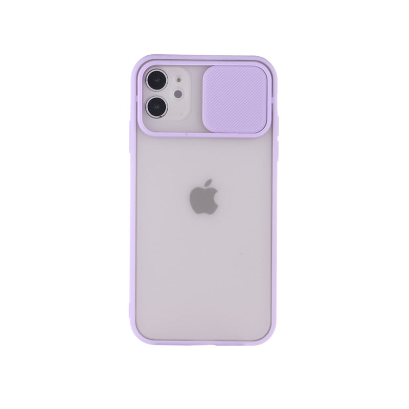 Suitable For Lens Hole Protection IPhone11MAX Two-in-one Anti-fall Sliding Window Mobile Phone Case Apple 12/XS/7P