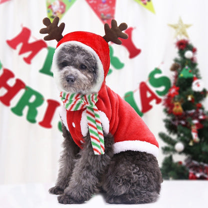 Christmas Pet Clothes Small, Medium And Large Dogs, Cats And Dogs, Winter Cotton Clothes