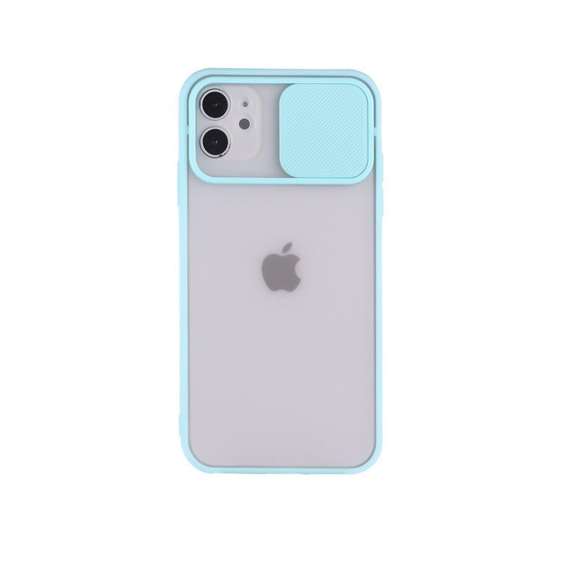 Suitable For Lens Hole Protection IPhone11MAX Two-in-one Anti-fall Sliding Window Mobile Phone Case Apple 12/XS/7P