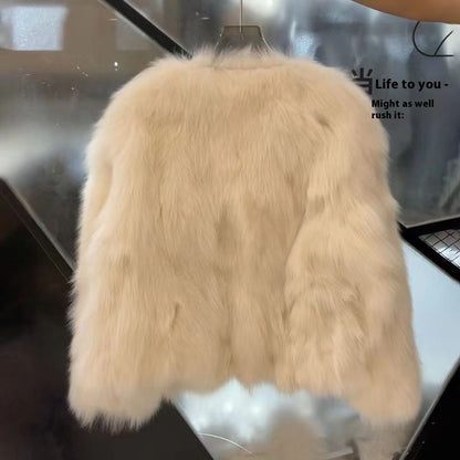 Faux Fox Fur High-end Coat For Women
