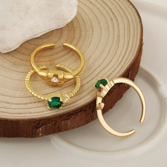 Zircon Simple Ring