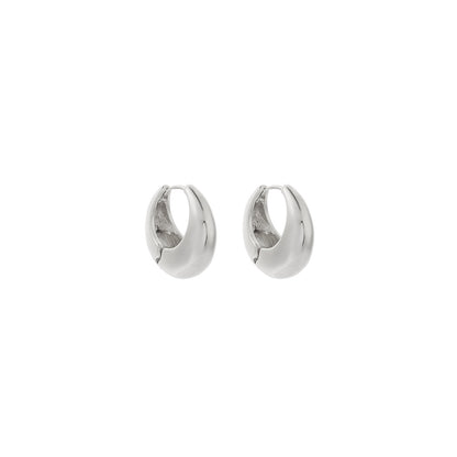 Brass Retro Minority Ear Clip Earrings Personalized Earrings Female Fashion