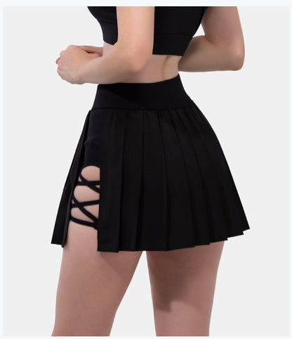 Anti-exposure Feather Tennis Yoga Skirts