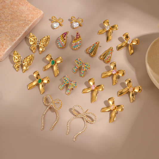 Fashion Bowknot Earrings