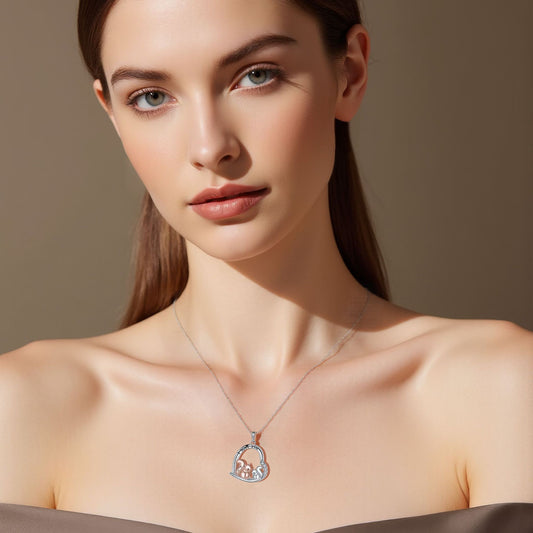 Little Squirrels Exquisite Pendant Necklace