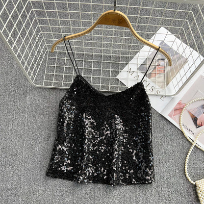 Women Wear Foreign Style Short Loose Sleeveless Tops