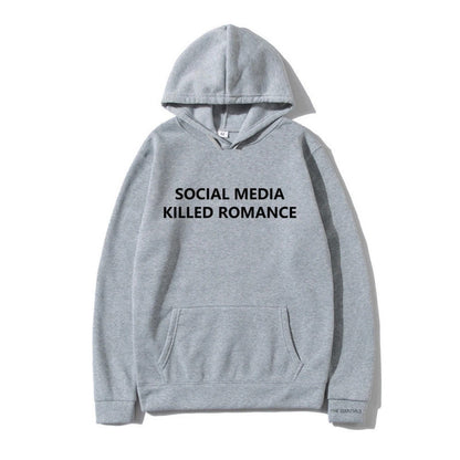 Spring Letter Pattern Printed Hoodie Long Sleeve Casual Coat Top