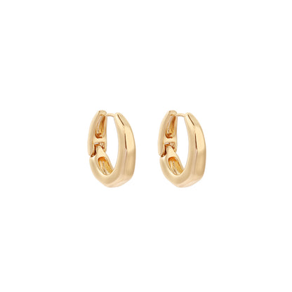 Brass Retro Minority Ear Clip Earrings Personalized Earrings Female Fashion
