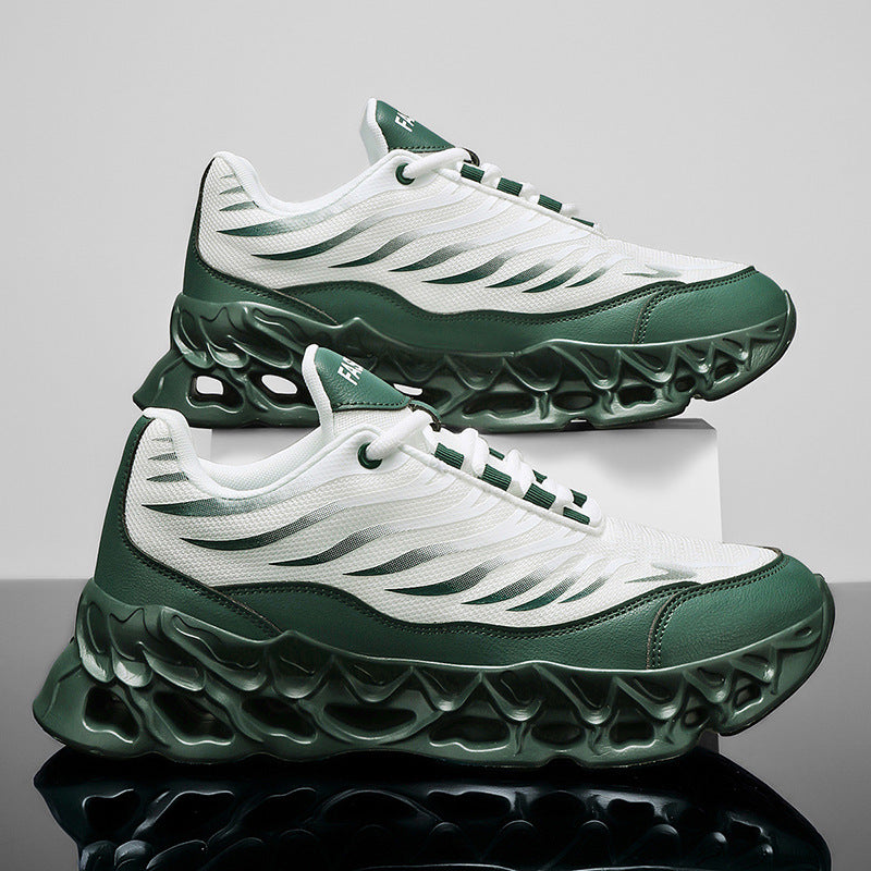 Thick-soled Daddy Vulcanized Lace-up Sneakers
