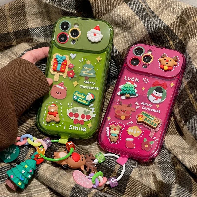 Xmas Santa Claus Cute Silicone Protection Cover