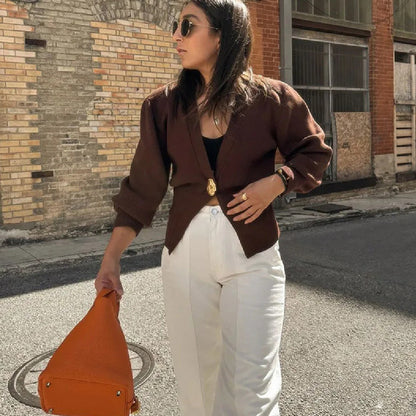 Knitted Cardigan Sweater For Women
