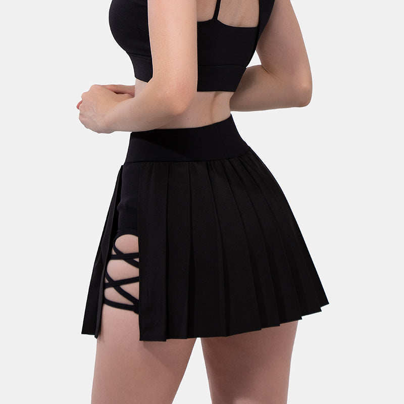 Anti-exposure Feather Tennis Yoga Skirts