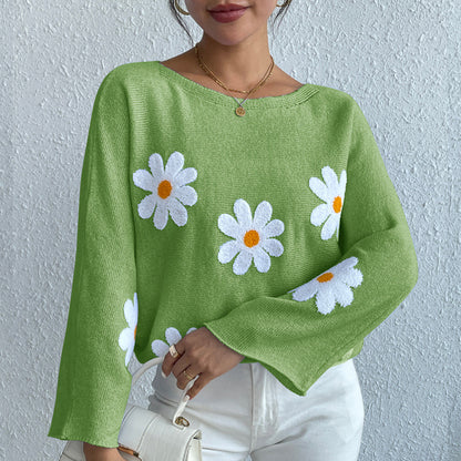 Bat Sleeve Sweater For Women