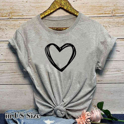 O Neck Loose Tshirt Camisetas Mujer