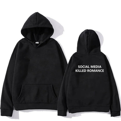 Spring Letter Pattern Printed Hoodie Long Sleeve Casual Coat Top