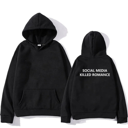 Spring Letter Pattern Printed Hoodie Long Sleeve Casual Coat Top