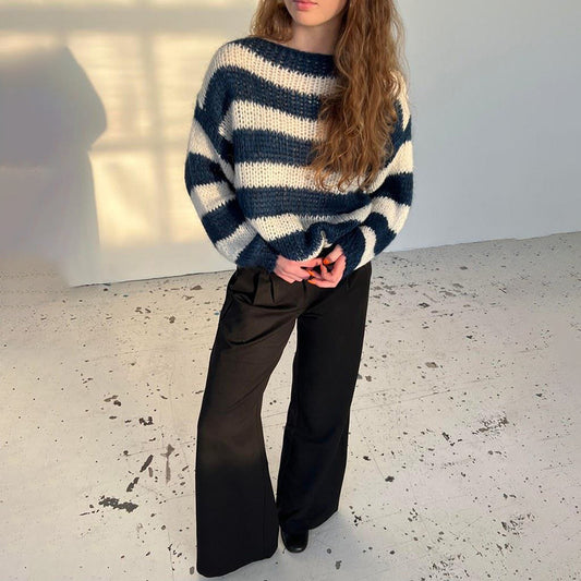 Striped Pullover Sweater